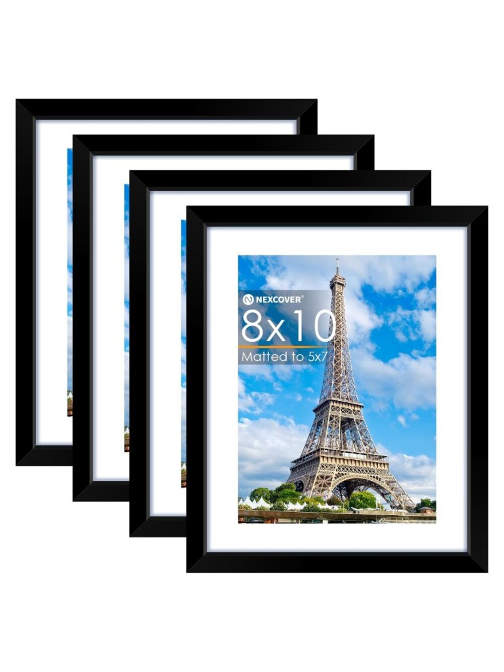 8x10 Picture Frame 4PK Shatterproof HD Plexiglass Collage Wall Tabletop